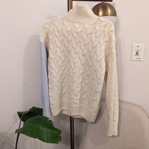 Fashion Knit Cream Sweater Size S-M